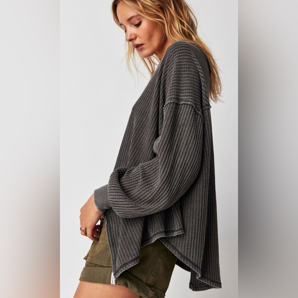 Free People! We The Free Coraline Thermal NWOT! - Picture 2 of 5